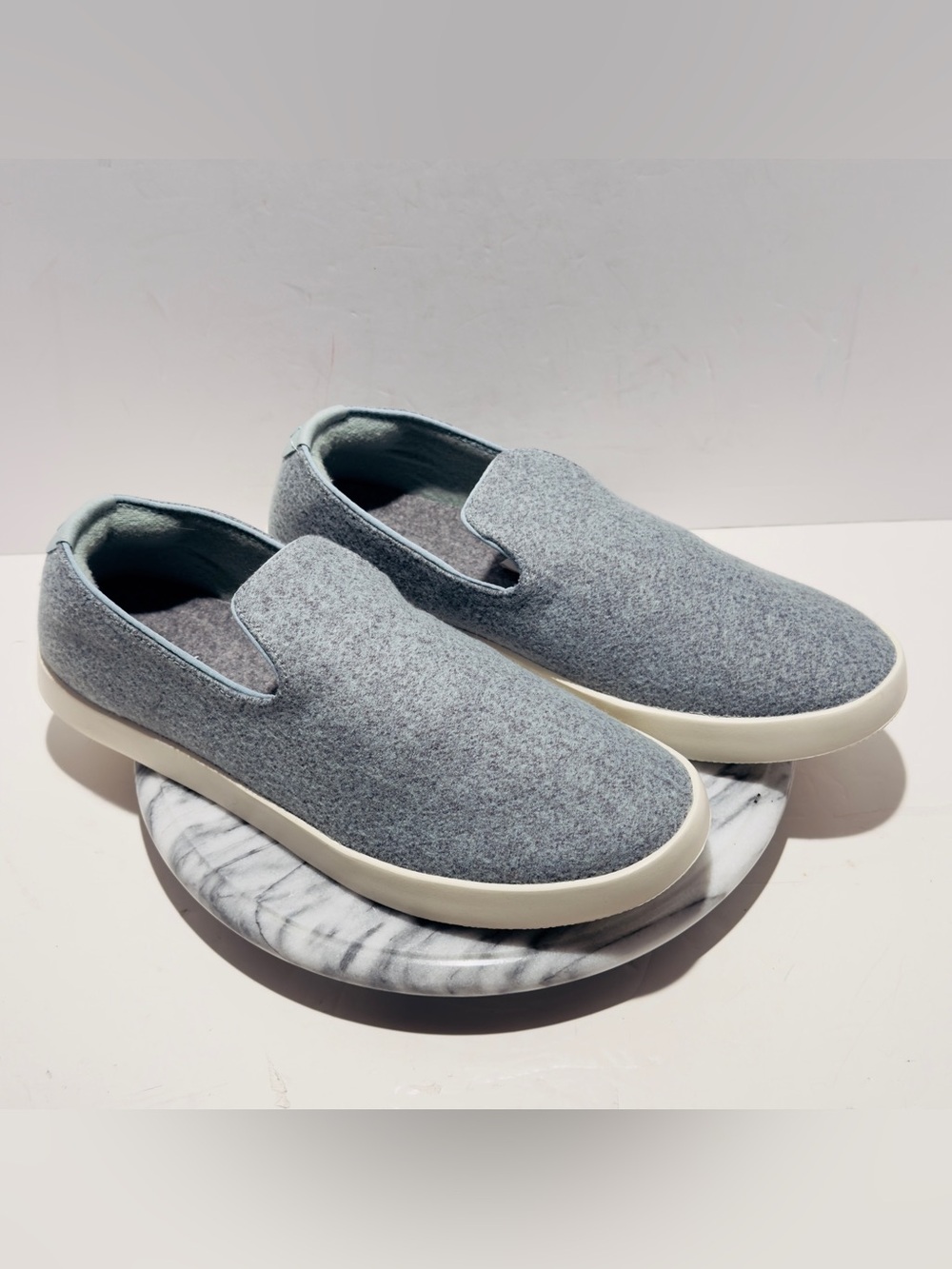NEW ALLBIRDS WOOL LOUNGER BOUGH GREY GRAY SHOES SLIP ON CASUAL MENS SIZE 12